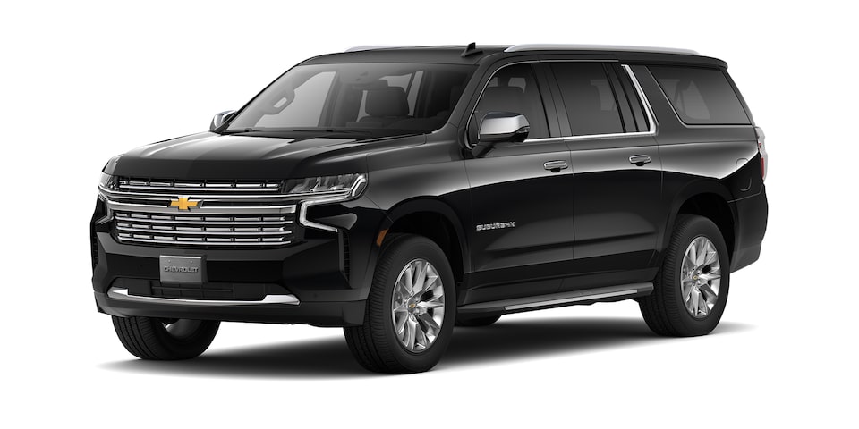 Chevrolet Suburban 2023 con faros LED en color negro